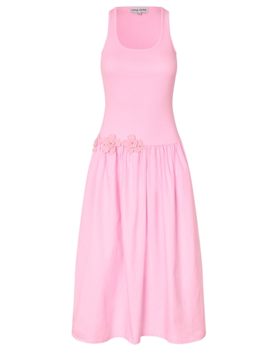 2385 RIB CASUAL TANK MIDI DRES